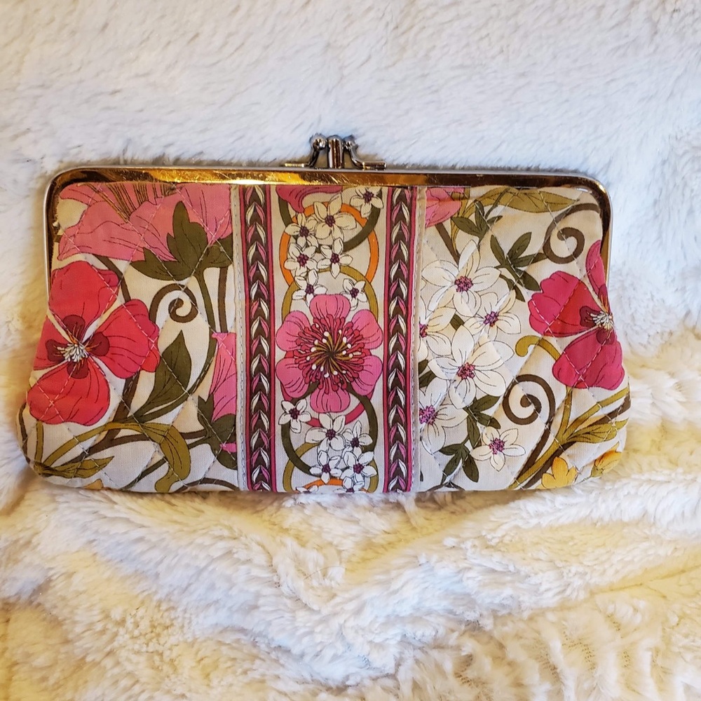 Vera Bradley snap wallet/ clutch